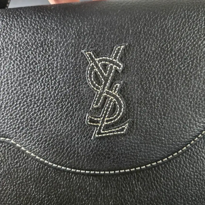 [BUNJANG] Saint Laurent YSL Logo Tote Shoulder Bag / 입생로랑 YSL 로고 토트 숄더백