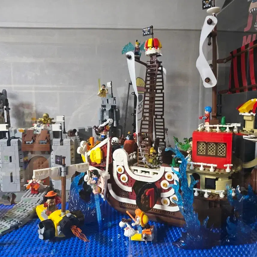 [BUNJANG] One Piece Straw Hat Pirates - "The Going Merry" Train Episode Figure Set / 원피스 밀짚모자 해적단 해상열차 에피소드 92629