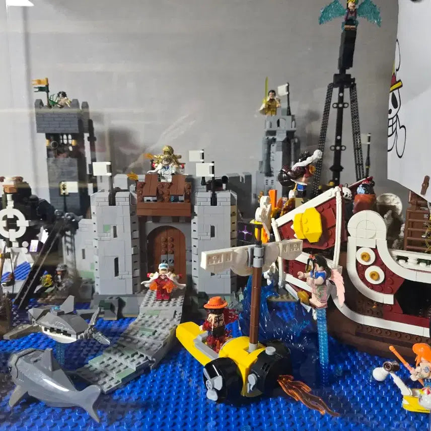 [BUNJANG] One Piece Straw Hat Pirates - "The Going Merry" Train Episode Figure Set / 원피스 밀짚모자 해적단 해상열차 에피소드 92629