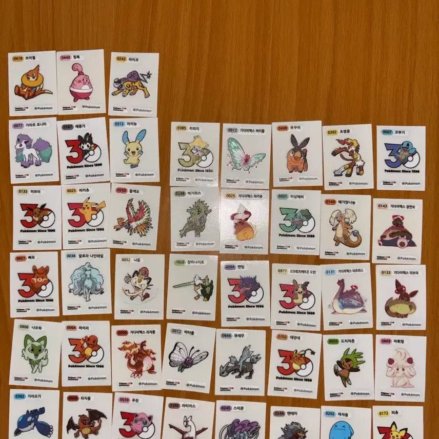 [SOLD OUT] 포켓몬 30주년 띠부씰