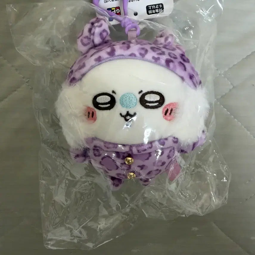 [SOLD OUT] 돈키호테 치이카와 콜라보 호피무늬 모몽가 마스코트 판매합니다.