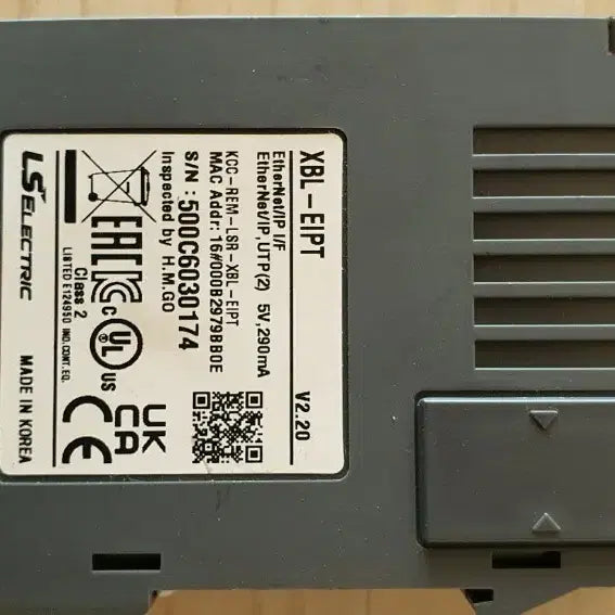 [BUNJANG] LS ELECTRIC XBL-EIPT V2.20 Ethernet/IP Communication Module / LS ELECTRIC XBL-EIPT V2.20 이더넷/IP 통신 모듈