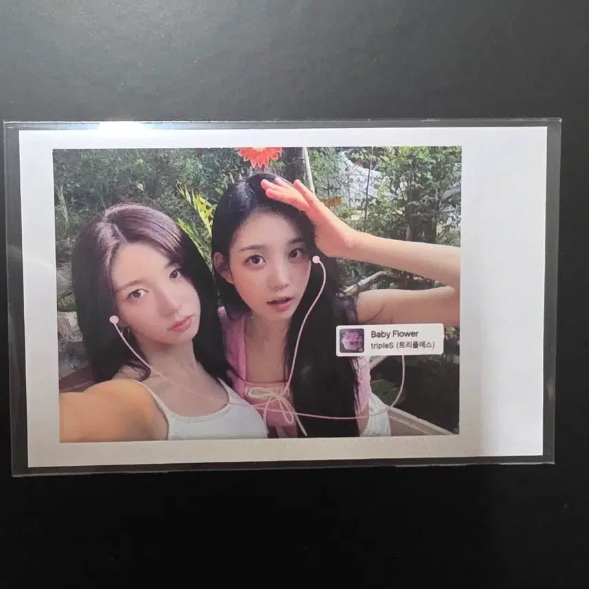 [BUNJANG] tripleS LOVEandPEACE Sohyun Jiyeon Unit Official Photocard / 트리플에스 러브앤팝 소현 지연 유닛 공방 포카