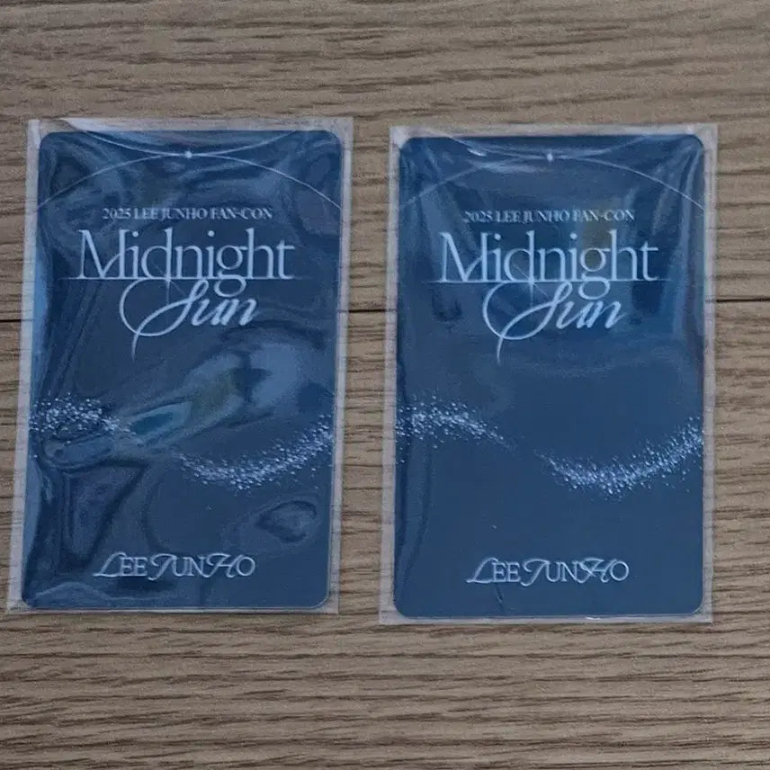[BUNJANG] 2PM Junho Midnight Sun Online MD Lucky Draw Photocard Bundle Set / 이준호 미드나잇썬  MD 특전 포카 2종 일괄