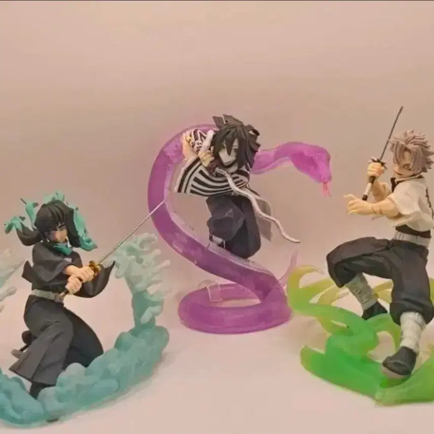 [BUNJANG] Demon Slayer Tokito Muichiro, Iguro Obanai, Shinazugawa Sanemi Bundle Set Figures (Sealed) / [미개봉]귀멸의 칼날 토키토무이치로 이구로오바나이 시나즈가와사네 일괄판매
