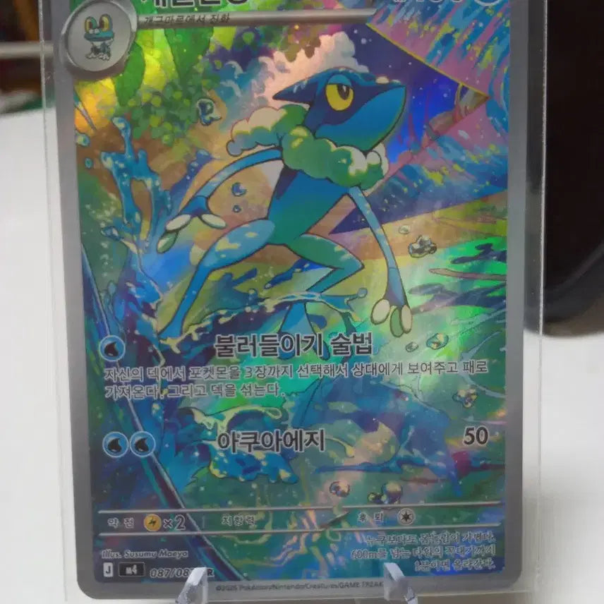 [BUNJANG] Pokemon AR Card "Treecko" (087/083) / 개굴반장 AR 087/083 m4