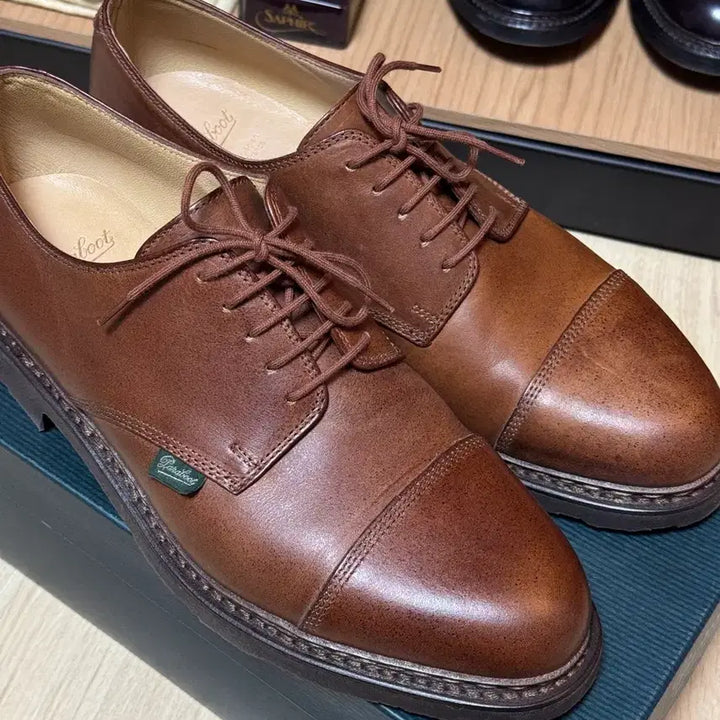 [BUNJANG] Paraboot Azay Marron Derby Shoes (US 9E / 270mm) / 파라부트 Azay 아제이 (270/US 9E) (새제품)