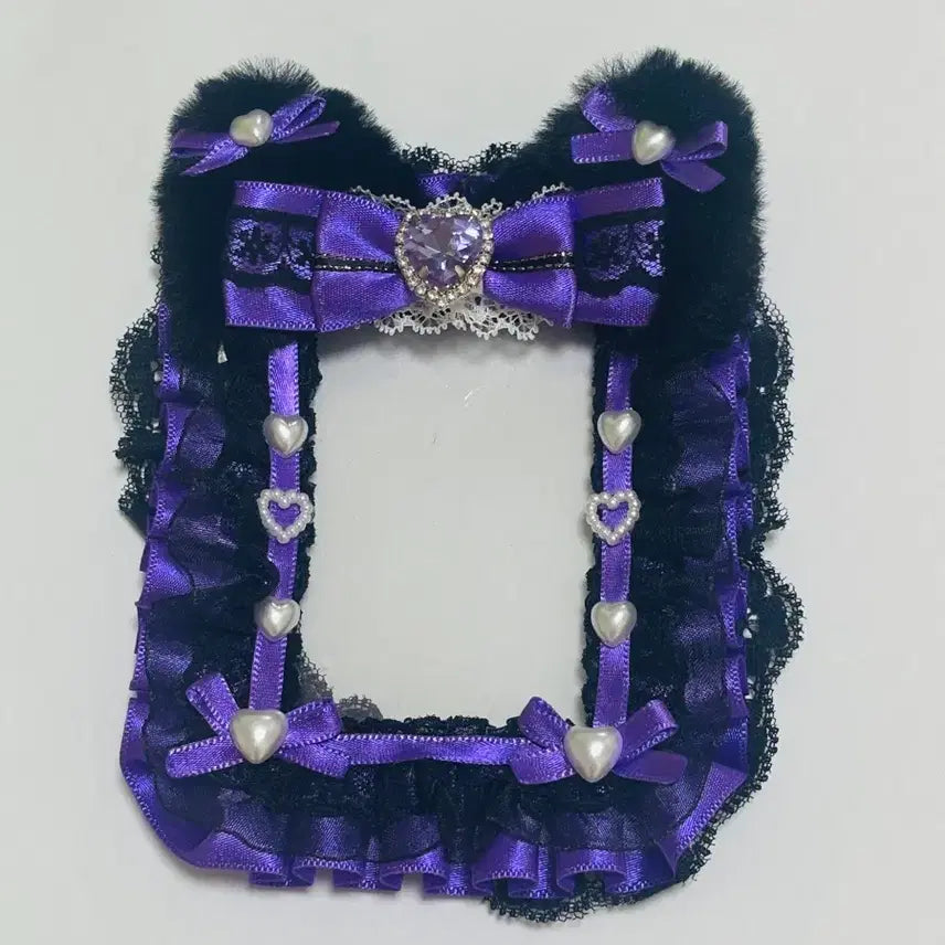 [BUNJANG] Lace Top Loader for Ita Bag / 이타백 레이스 탑꾸 탑로더 포카홀더 핸드메이드 리리님