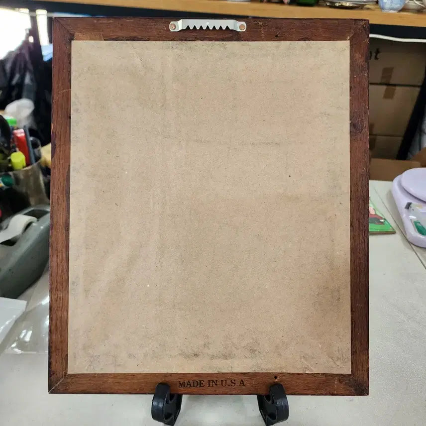 [BUNJANG] USA Wooden Frame 31.5cm x 26.7cm / USA 나무액자 31.5cmX26.7cm