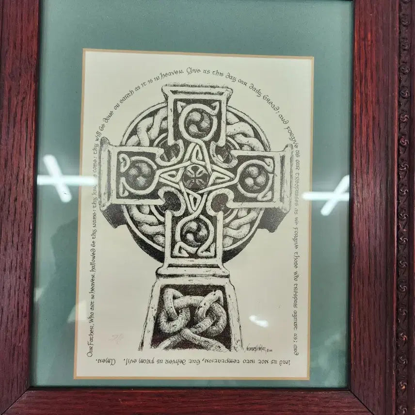 [BUNJANG] USA Wooden Frame 31.5cm x 26.7cm / USA 나무액자 31.5cmX26.7cm