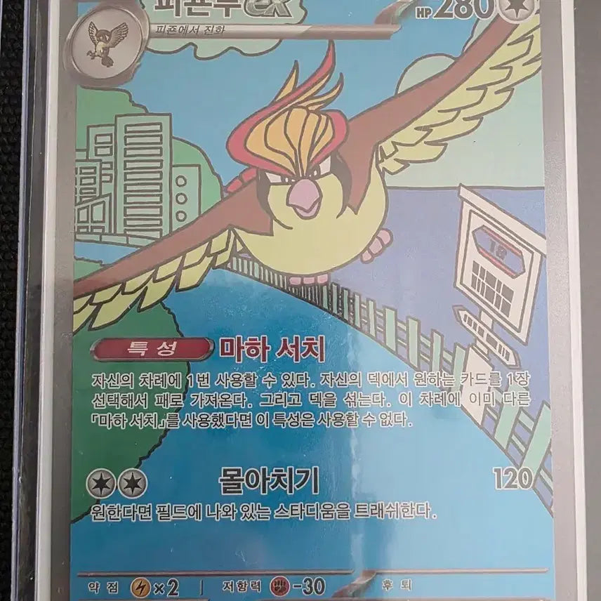 [BUNJANG] Pokemon Card Pidgeot EX SAR / 포켓몬 카드 피죤투 EX SAR