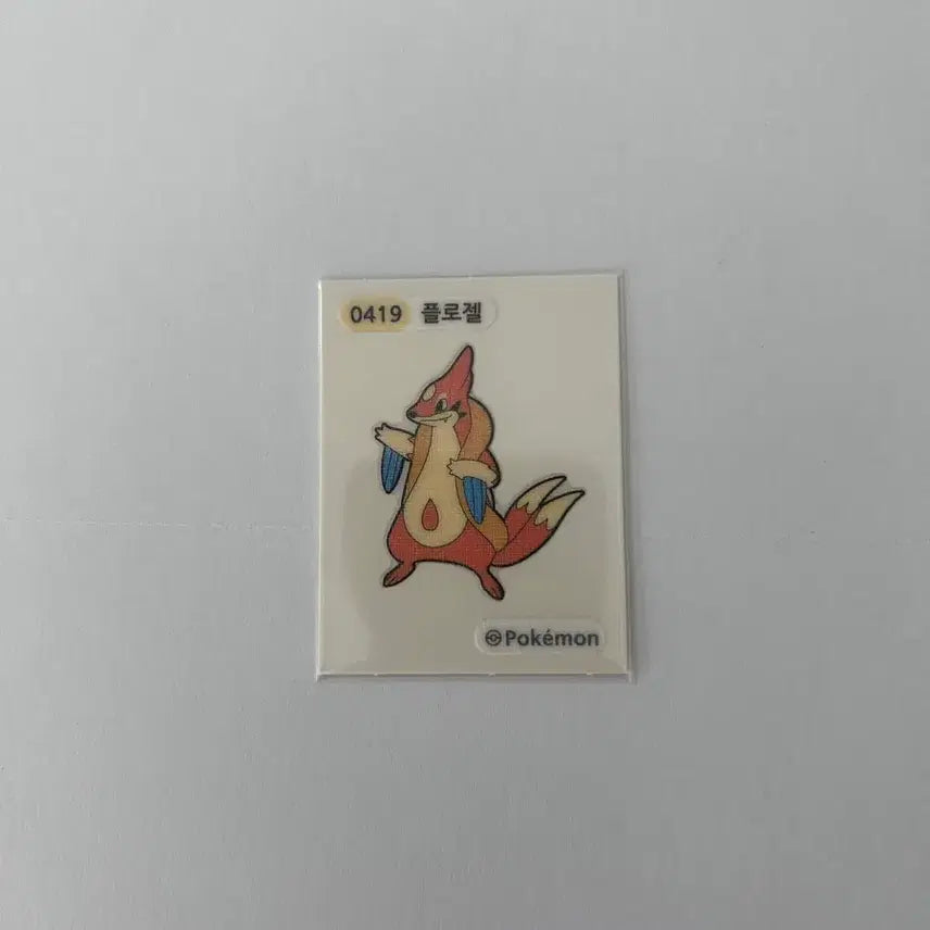 [BUNJANG] 2023 Pokemon New Ssheet 0419 Floatzel / 2023 포켓몬 뉴 띠부씰 0419 플로젤 판매합니다
