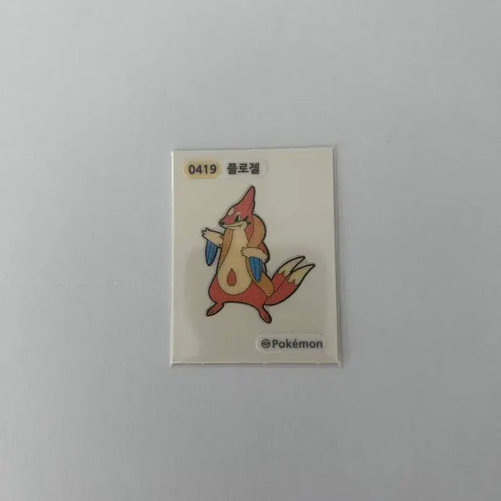 [BUNJANG] 2023 Pokemon New Ssheet 0419 Floatzel / 2023 포켓몬 뉴 띠부씰 0419 플로젤 판매합니다
