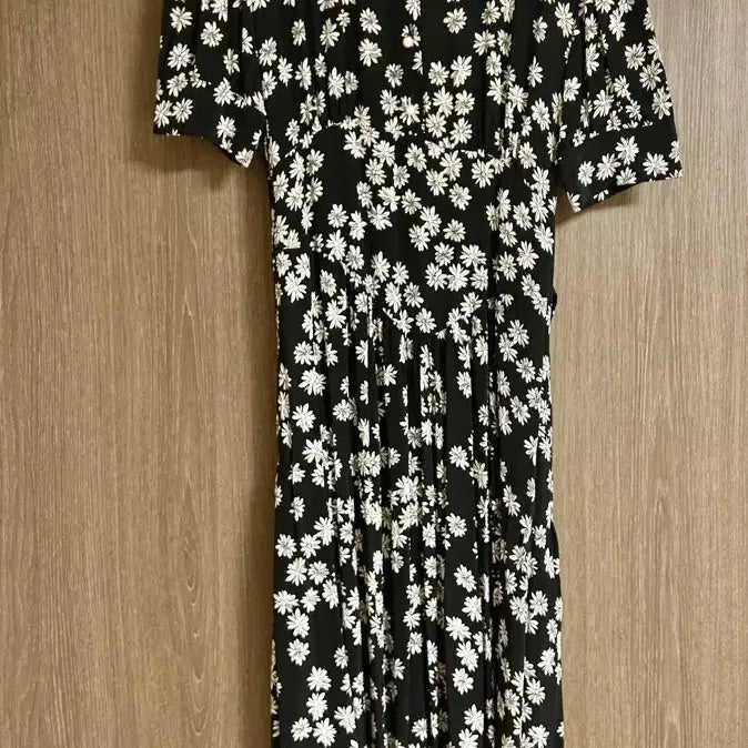 [BUNJANG] Alexa Chung Flower Pattern Long Dress / 알렉사청 플라워 패턴 원피스 55-66