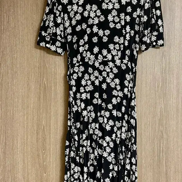[BUNJANG] Alexa Chung Flower Pattern Long Dress / 알렉사청 플라워 패턴 원피스 55-66