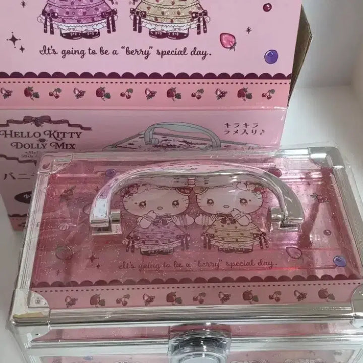 [BUNJANG] Sanrio Hello Kitty 50th Anniversary Dollymix Storage Box / 헬로키티 50주년 기념  [산리오] 키티 돌리믹스 보관함