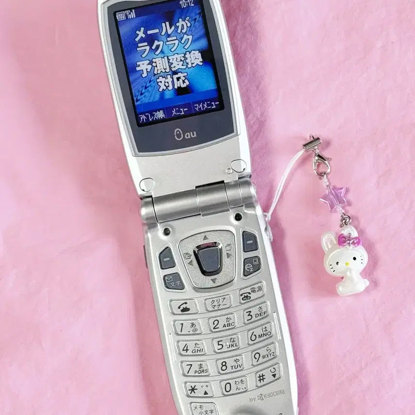 [BUNJANG] Docomo Hello Kitty Flip Phone Mock-up Pink Y2K Collectible / 도코모 키티폰 갸루폰 목업폰 핸드폰 폴더폰 고전폰 핑크 모형폰