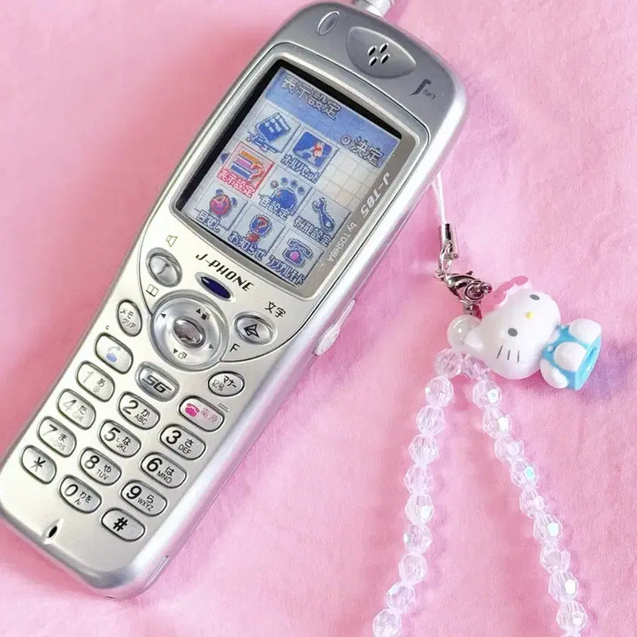[BUNJANG] Docomo Kitty Phone Garu Phone Mock-up Phone Folder Phone Classic Pink Model Phone / 도코모 키티폰 갸루폰 목업폰 핸드폰 폴더폰 고전폰 핑크 모형폰
