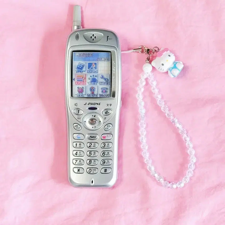 [BUNJANG] Docomo Kitty Phone Garu Phone Mock-up Phone Folder Phone Classic Pink Model Phone / 도코모 키티폰 갸루폰 목업폰 핸드폰 폴더폰 고전폰 핑크 모형폰
