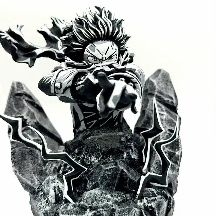[BUNJANG] GRUCHILLA EDITION Izuku Midoriya Monochrome Bust Repaint Art Piece Figure / 나의히어로아카데미아 미도리야 흑백 흉상