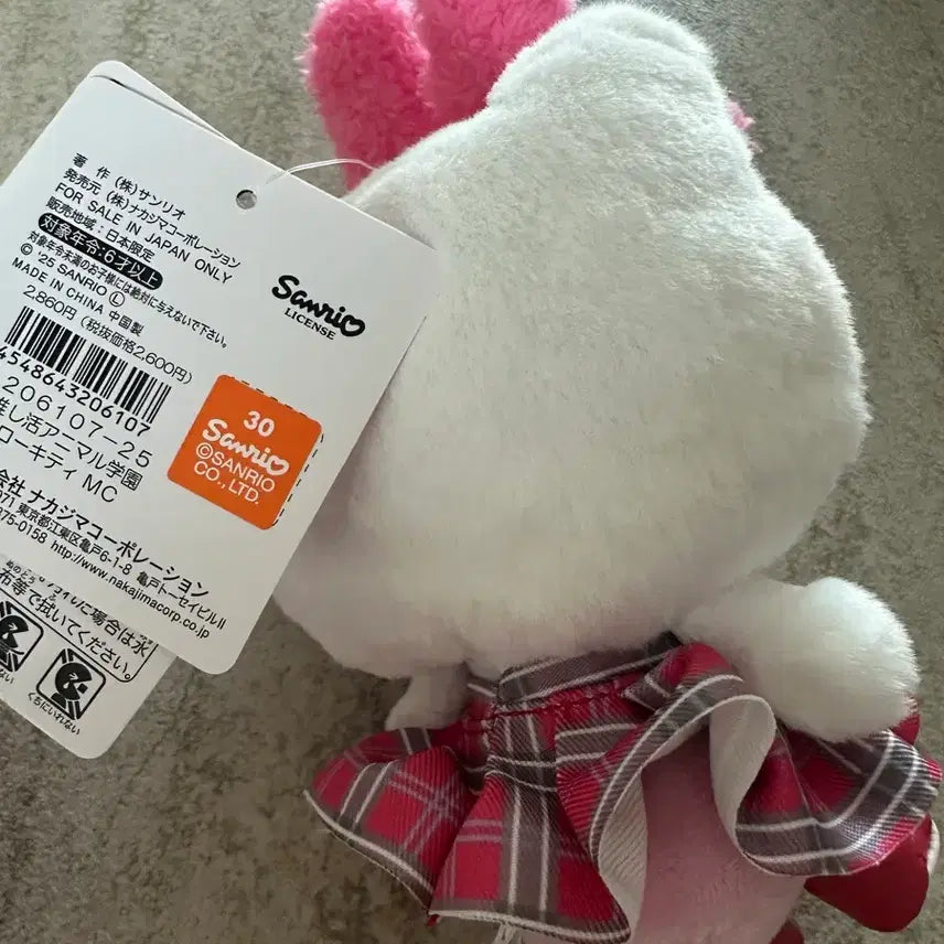 [BUNJANG] Sanrio Animal Academy Hello Kitty Mascot Plush / 산리오 동물학원 애니멀 마스코트 헬로키티