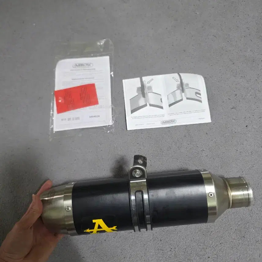 [BUNJANG] Arrow Thunder Muffler 51mm / 아로우 썬더 머플러 51mm, 오토바이배기, 아크라포빅, 요시무라