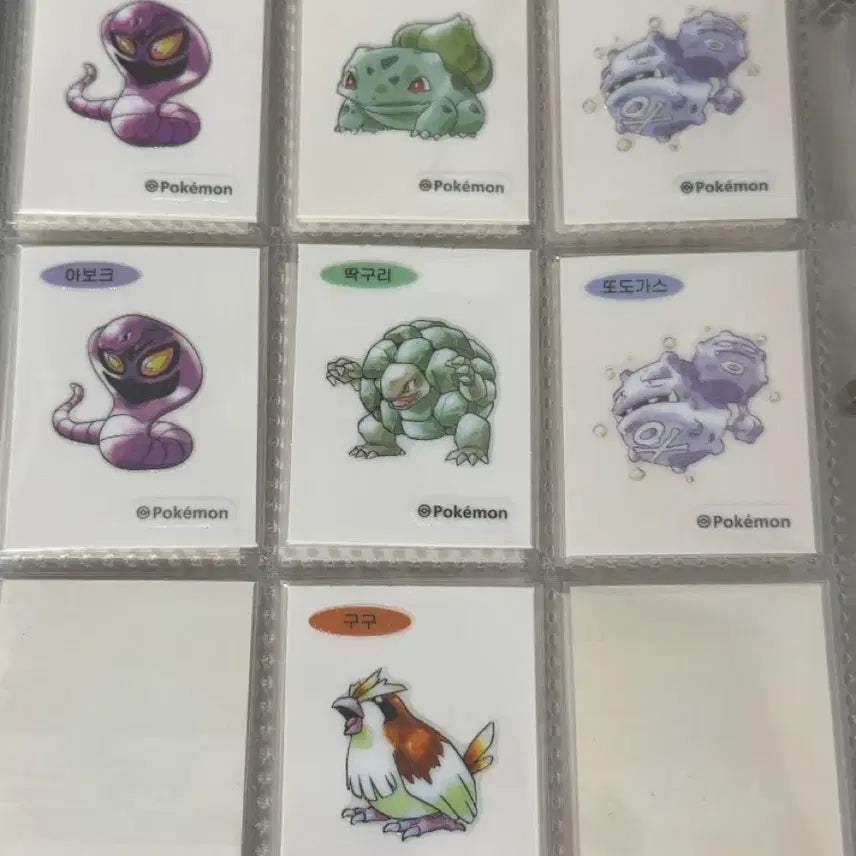 [BUNJANG] Pokemon Artwork Stickers / 포켓몬 아트워크(판매&amp;교환)