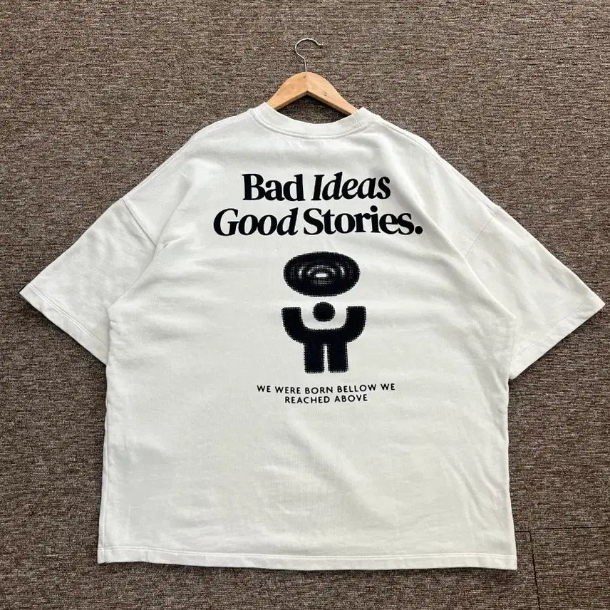[BUNJANG] ZARA Oversized Graphic T-Shirt / 자라 ZARA 오버핏 그래픽 반팔티 M