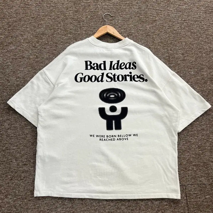 [BUNJANG] ZARA Oversized Graphic T-Shirt / 자라 ZARA 오버핏 그래픽 반팔티 M