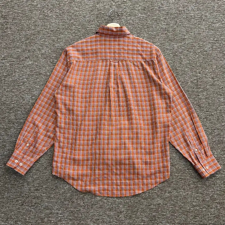 [BUNJANG] Vintage Modal Rayon Checkered Shirt - Size S / 빈티지 모달 레이온 체크 셔츠 S