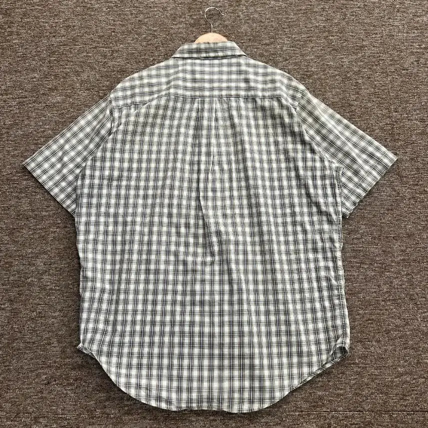 [BUNJANG] Hunt Classic Check Short Sleeve Shirt / 헌트 클래식 체크 반팔 셔츠 100