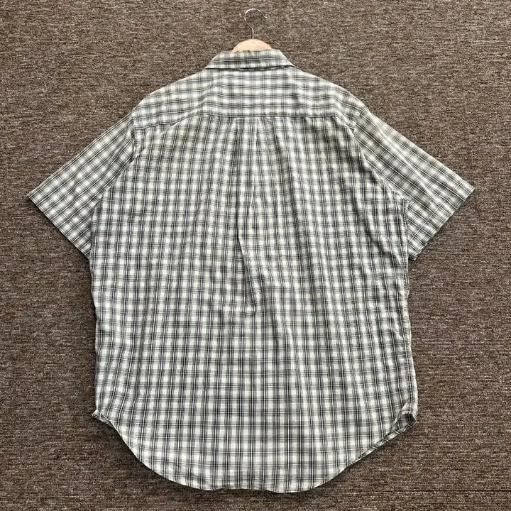 [BUNJANG] Hunt Classic Check Short Sleeve Shirt / 헌트 클래식 체크 반팔 셔츠 100