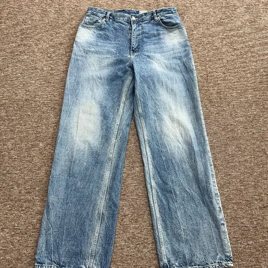 [BUNJANG] Modenine Wide Denim Pants (Size 33) / 모드나인 와이드 데님 팬츠 33