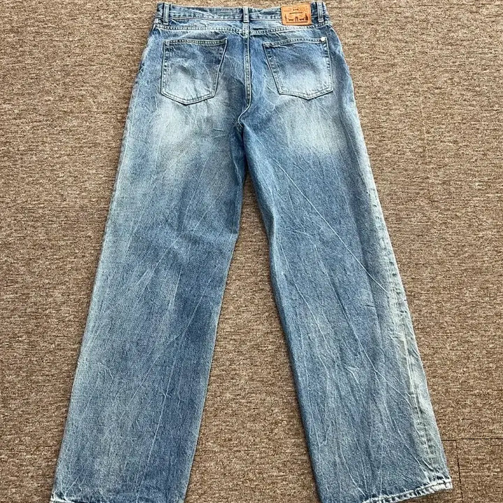 [BUNJANG] Modenine Wide Denim Pants (Size 33) / 모드나인 와이드 데님 팬츠 33