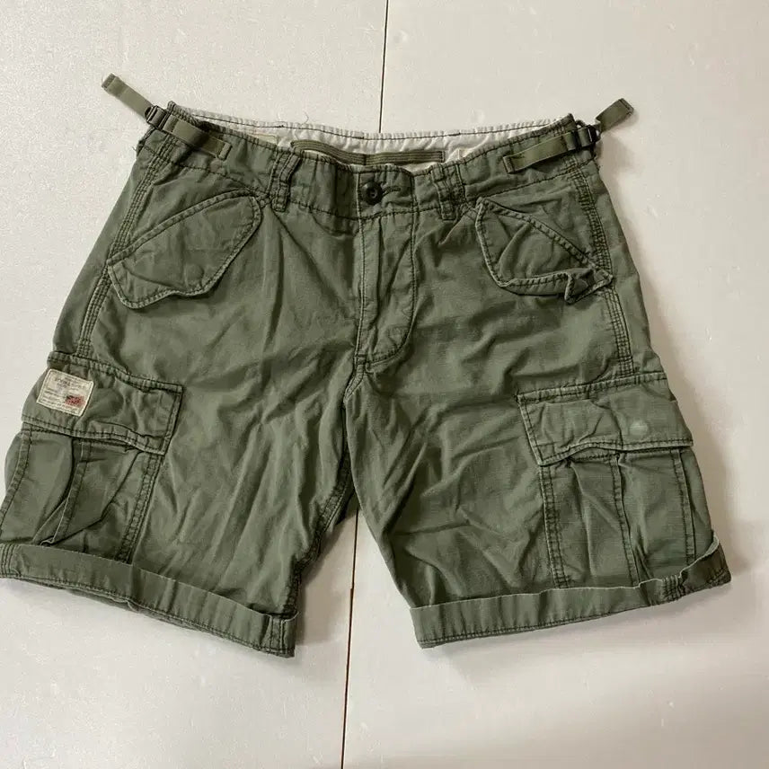 [BUNJANG] Denim &amp; Supply Cargo Shorts Khaki Size 30 / Denim&amp;supply 카고반바지 30