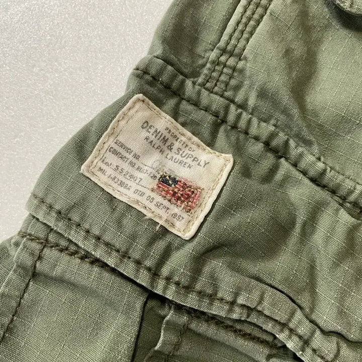 [BUNJANG] Denim &amp; Supply Cargo Shorts Khaki Size 30 / Denim&amp;supply 카고반바지 30