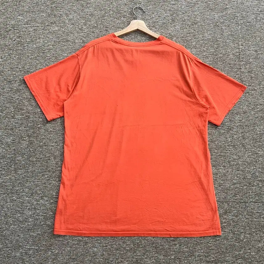 [BUNJANG] Mardi Mercredi Flower Short Sleeve T-Shirt Orange Free Size / 마르디 메르크디 플라워 반팔티 오렌지 Free