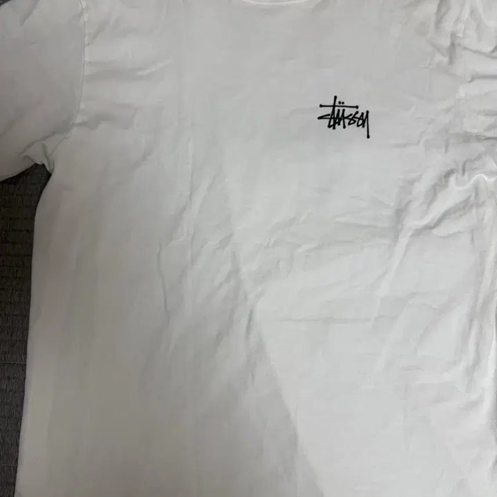 [BUNJANG] Stussy Short Sleeve T-Shirt White / 스투시 반팔티 화이트