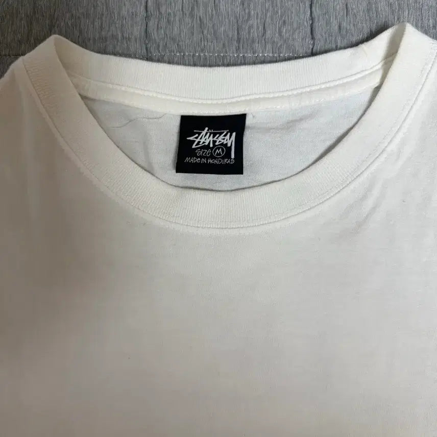 [BUNJANG] Stussy Short Sleeve T-Shirt White / 스투시 반팔티 화이트