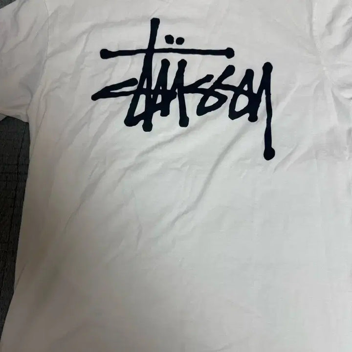 [BUNJANG] Stussy Short Sleeve T-Shirt White / 스투시 반팔티 화이트