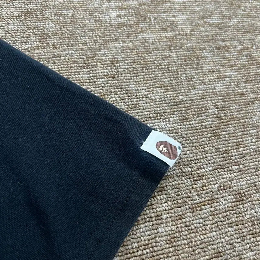 [BUNJANG] BAPE Big Logo Short Sleeve T-Shirt Black L / 베이프 빅로고 반팔티 블랙 L