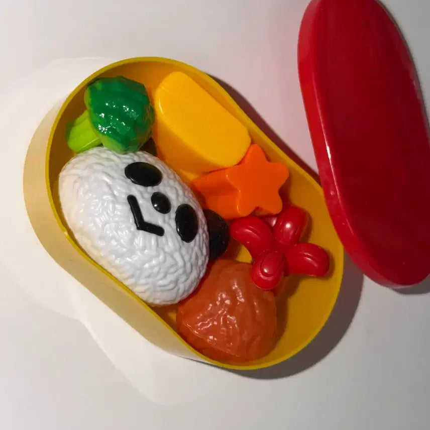 [BUNJANG] Seriya Toy Bento Box Set - Panda Onigiri &amp; Broccoli / 일본 고전 문구 장난감 세리야 토이 도시락 세트 팬더 주먹밥 브로콜리