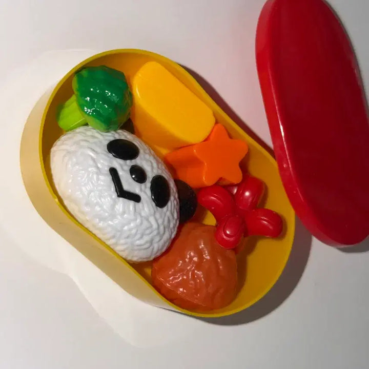 [BUNJANG] Seriya Toy Bento Box Set - Panda Onigiri &amp; Broccoli / 일본 고전 문구 장난감 세리야 토이 도시락 세트 팬더 주먹밥 브로콜리