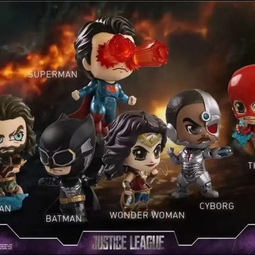 [BUNJANG] DC Comics Justice League Cosbaby Figure Set / 저스티스 리그 코스베이 피규어 세트