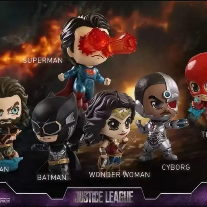[BUNJANG] DC Comics Justice League Cosbaby Figure Set / 저스티스 리그 코스베이 피규어 세트