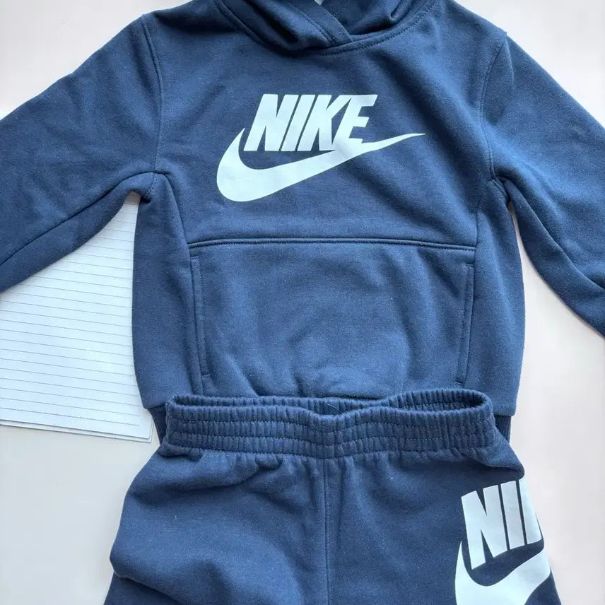 [BUNJANG] Nike Kids Navy Big Logo Hoodie Set (4T) / 나이키 키즈 후드세트 4T(98~104cm) 일괄