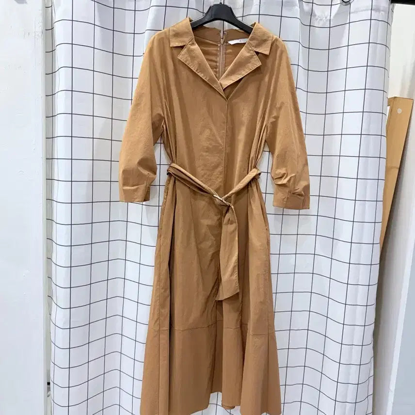 [BUNJANG] ZOOC Belted Linen Dress / zooc 바스락 벨트원피스