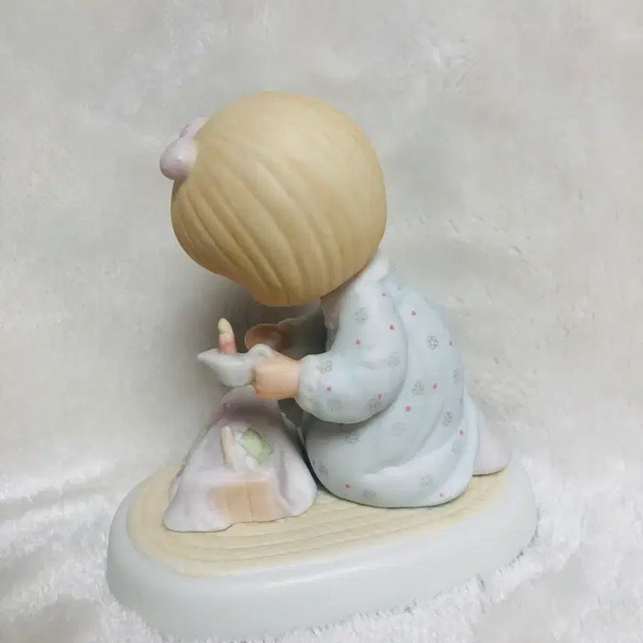 [BUNJANG] Antique Precious Moments Cat Figurine / 앤틱 빈티지 프레셔스모먼트 고양이