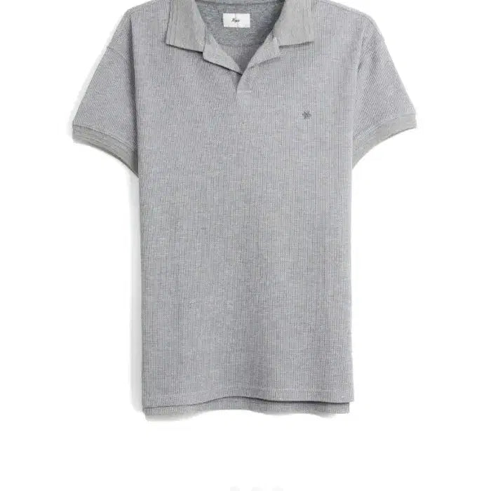 [BUNJANG] Heist Thermal Polo T-Shirt Light Grey / 헤이스트 써멀 폴로티 라이트그레이