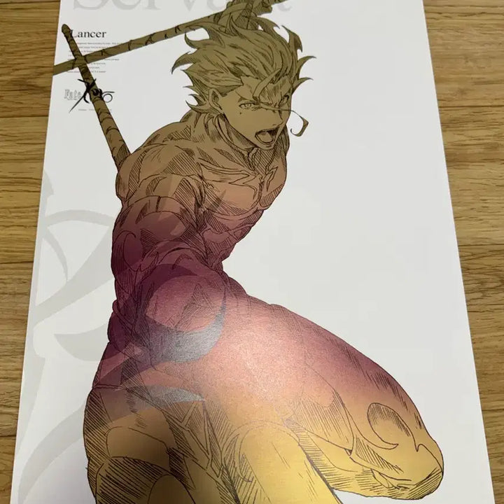 [BUNJANG] Fate/Zero Lancer Faction Early Reservation Benefit Line Art Poster / 페이트 제로 랜서 진영 블루레이 조기 예약 특전 선화 포스터